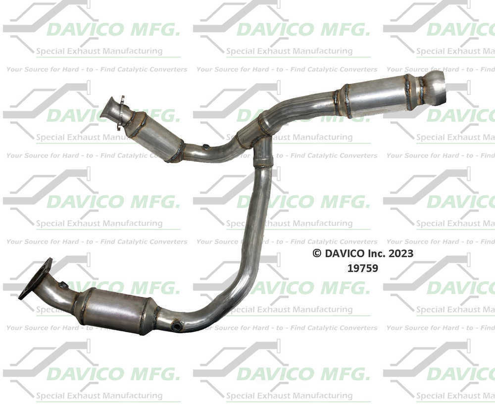 Catalytic Converter-Exact-Fit Davico 19759
