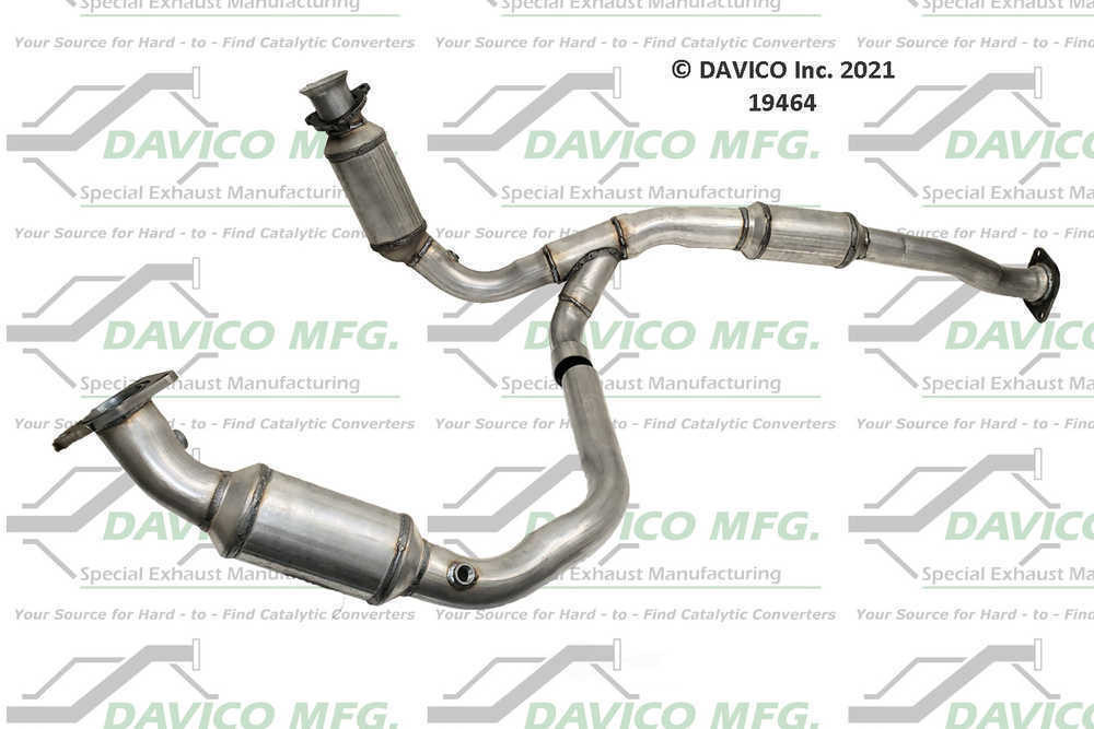 Catalytic Converter-Exact-Fit Davico 19464