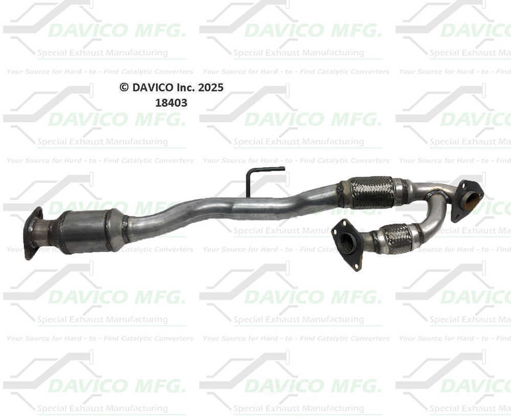 Catalytic Converter-Exact-Fit Davico 18403 fits 09-19 Nissan Murano 3.5L-V6
