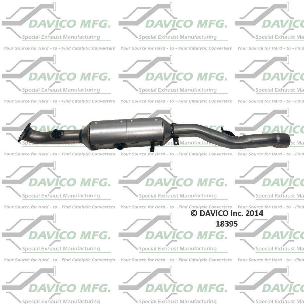 Catalytic Converter-Exact-Fit Davico 18395 fits 09-13 Mitsubishi Lancer 2.4L-L4
