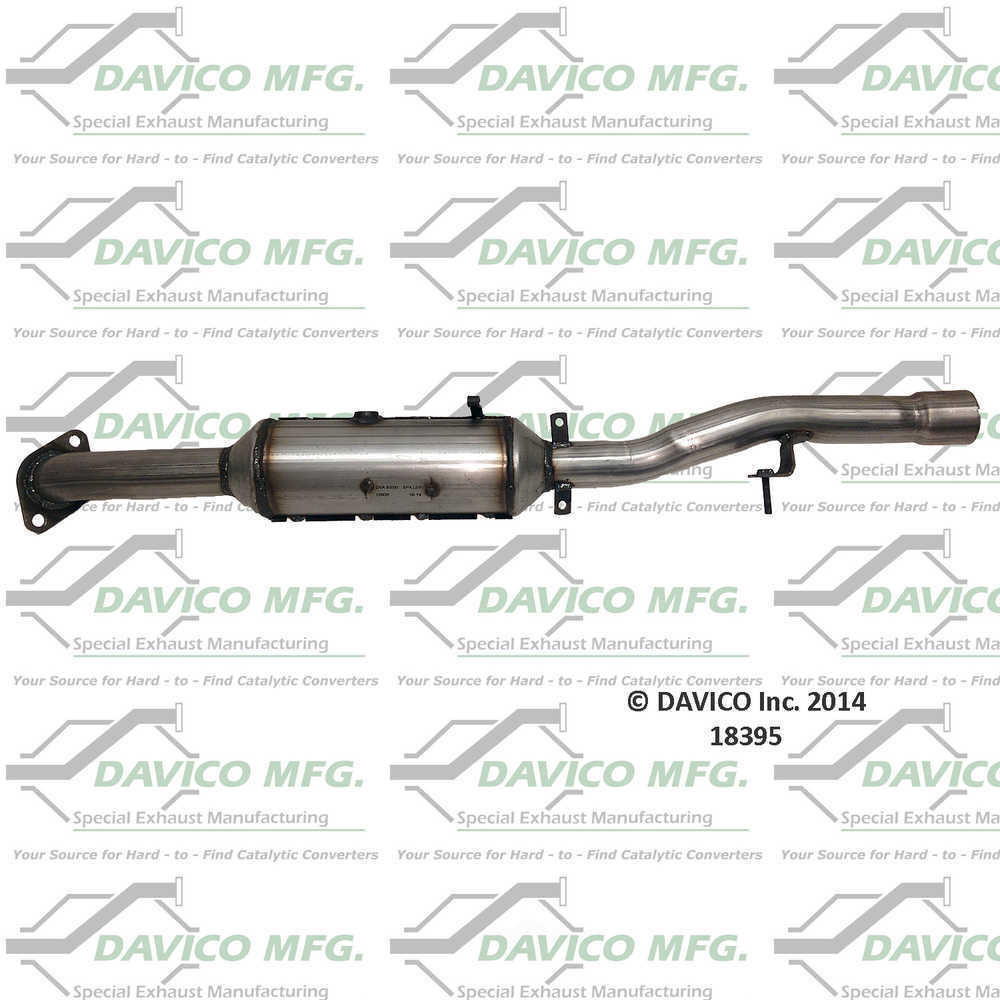 Catalytic Converter-Exact-Fit Davico 18395 fits 09-13 Mitsubishi Lancer 2.4L-L4