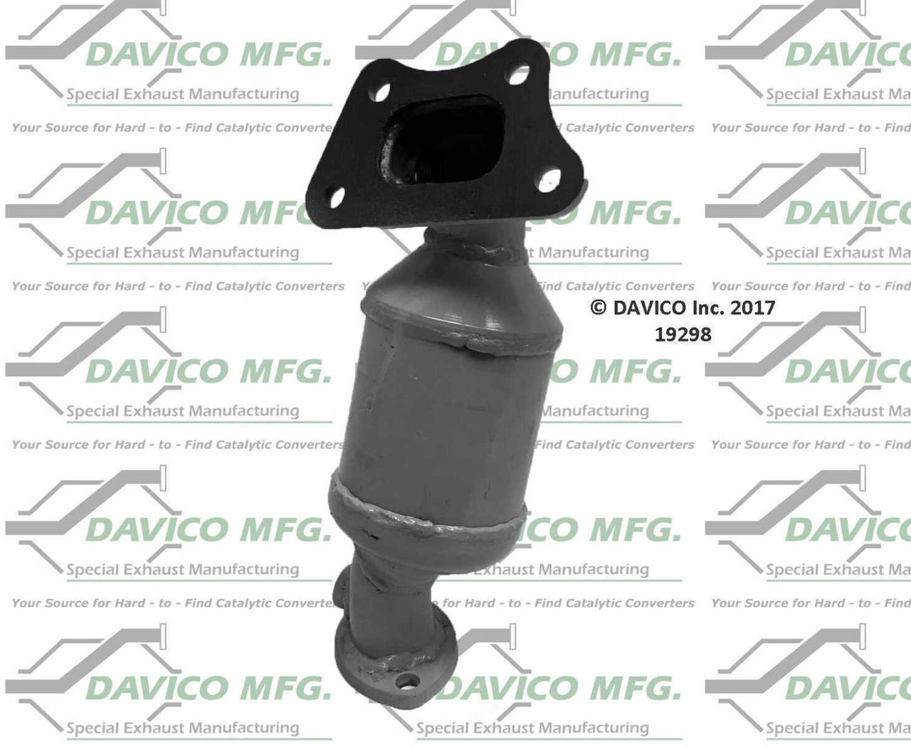Catalytic Converter-Exact-Fit Davico 19298