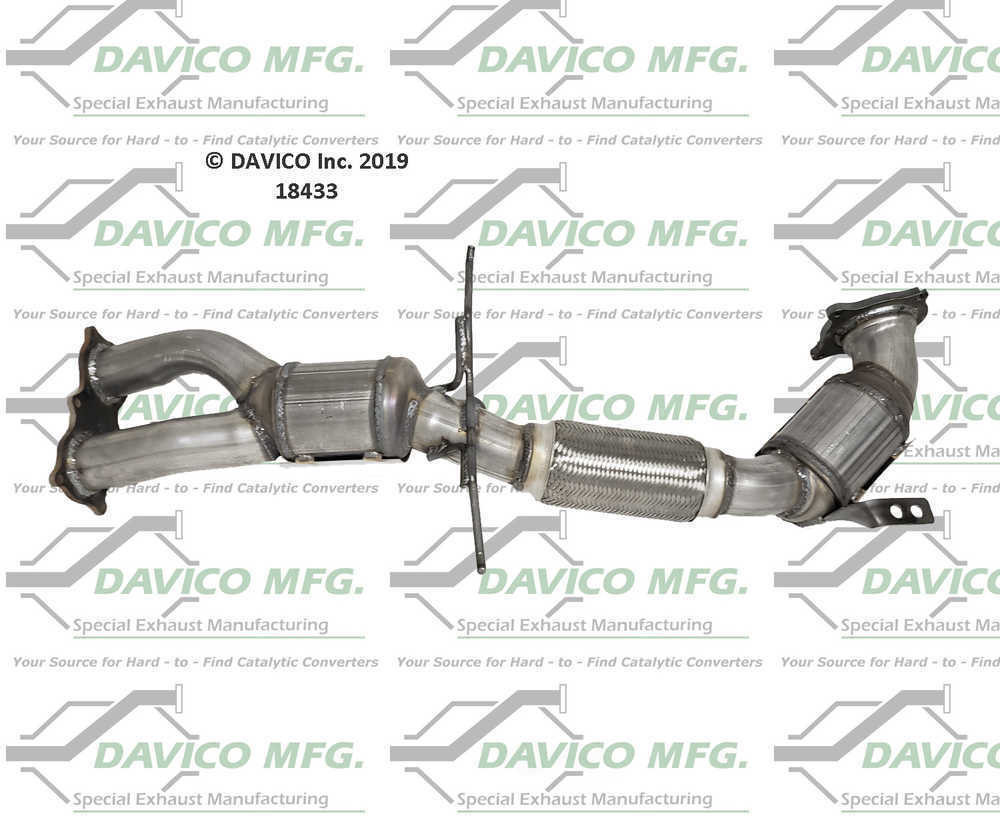 Catalytic Converter-Exact-Fit Davico 18433