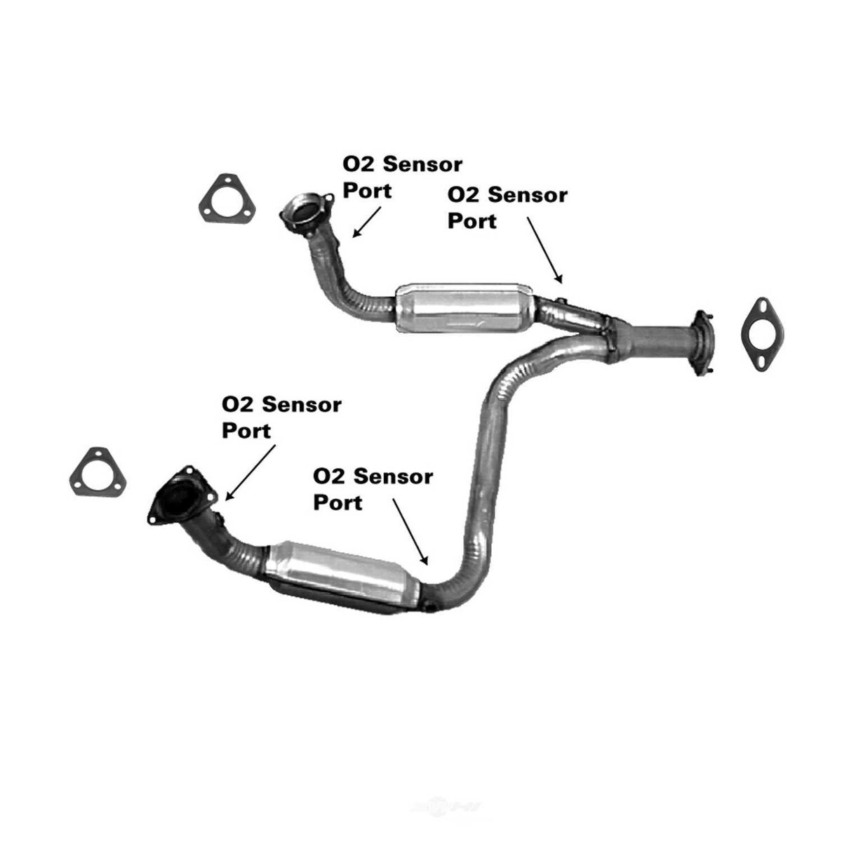 Catalytic Converter-RWD, Extended Cab Pickup, 133.0" WB AP Exhaust 645947