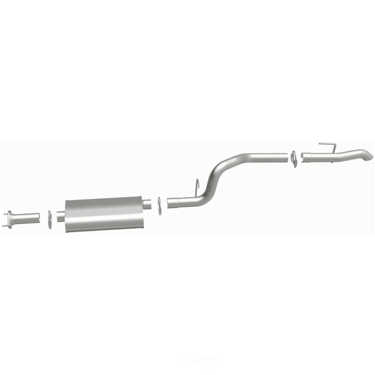 Exhaust Tail Pipe-Replacement Exhaust System fits 96-01 Jeep Cherokee 4.0L-L6
