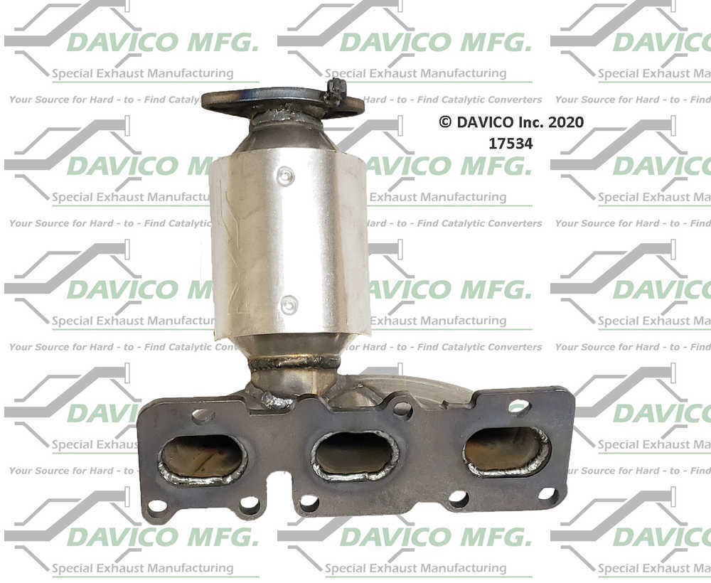 Catalytic Converter-Exact-Fit Davico 17534