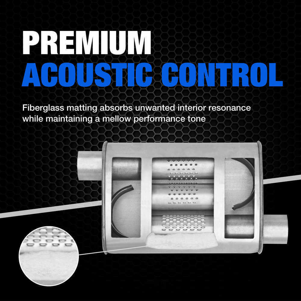 Exhaust Muffler-Super Turbo Universal Dynomax 17749