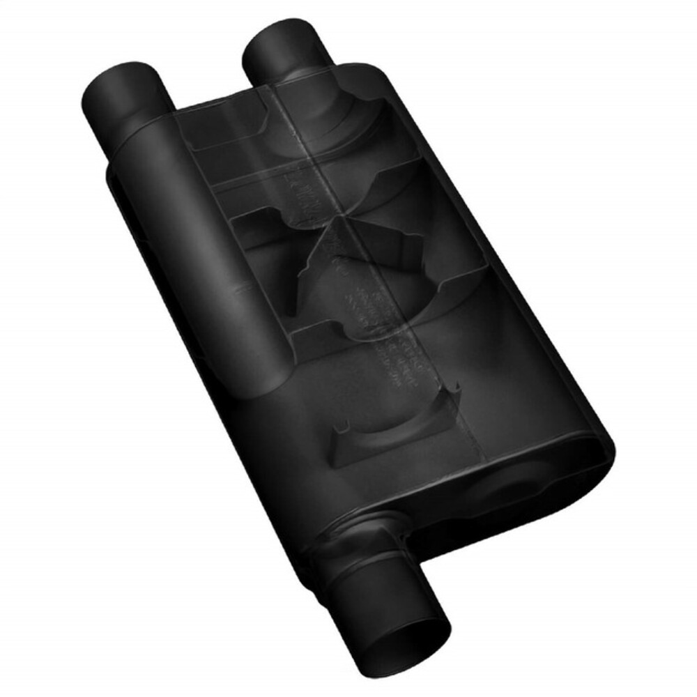 Flowmaster 80 Series Crossflow Chambered Muffler 2.5" Off/Off Same Side 409 SS