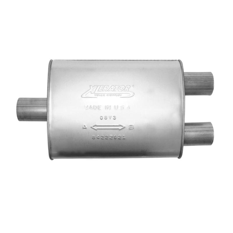 AP Xlerator Big Max Turbo Muffler 690514 - 2.5" Center/Dual 