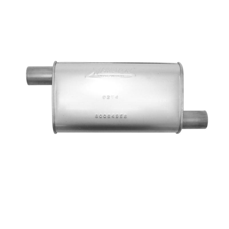 AP Xlerator Big Max Turbo Muffler 6495 - 2" Offset/Offset 