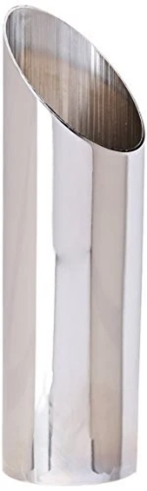 Universal Angle Cut Chrome Exhaust Tip 2" Inlet 2.25" Outlet 9" long JAC200