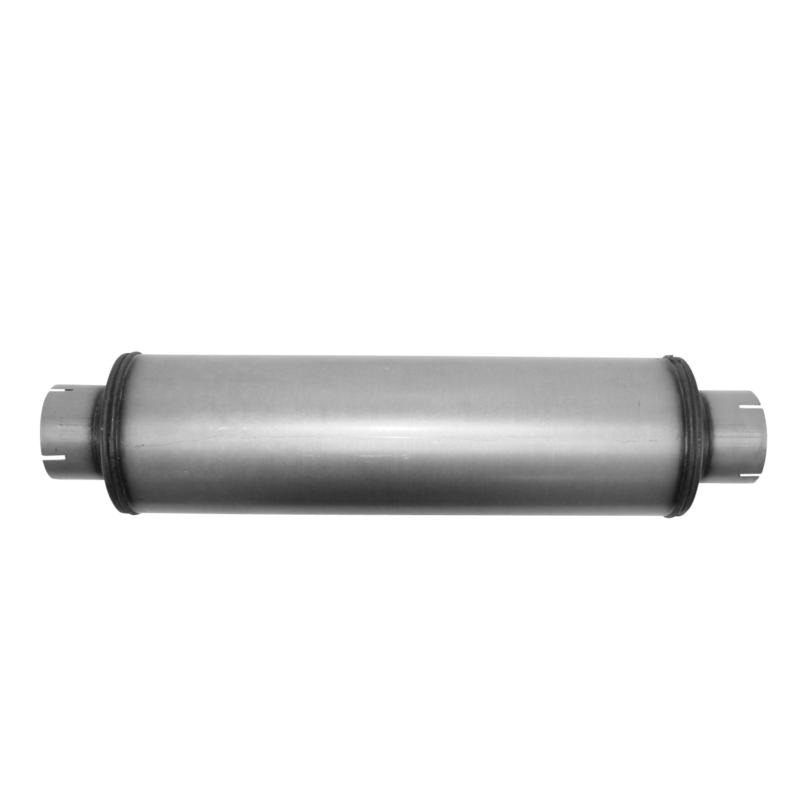 Xtreme Stainless Steel Diesel Muffler - 5" Center/Center - 7" Round - 24" Body