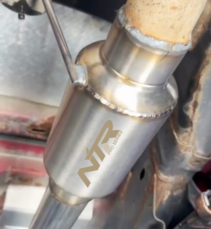 2.5" Netami NTR Pro Race Straight Through Muffler