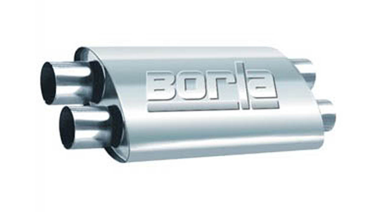 Borla ProXS Universal Muffler Dual 2.5" Inlet Dual 2.5" Outlet  Part # 400286