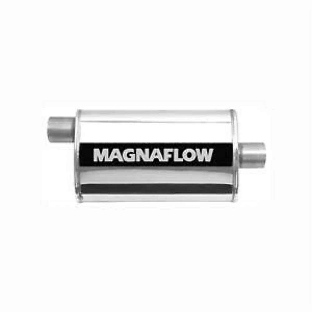 MagnaFlow 4" x 9" Oval Muffler 14329 - 3" Offset/Center  - 14" Body