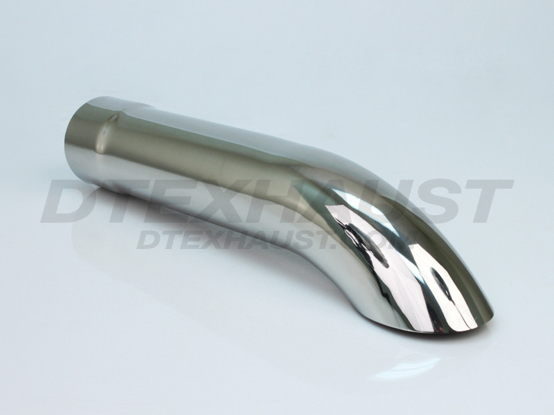 Stainless Steel Diesel Exhaust Tip Turndown  3.5" Inlet - 3.5" Outlet - 16" Long
