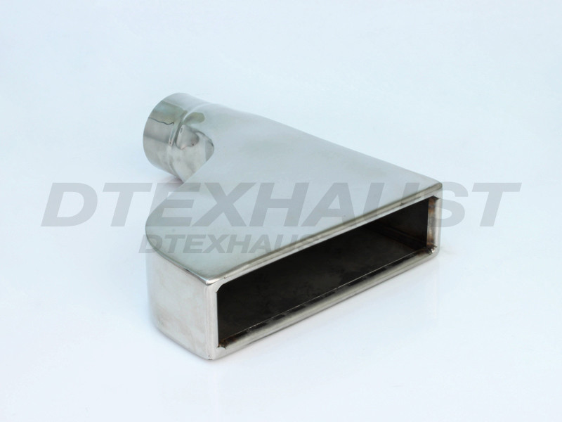 Stainless Steel Camaro Style Reversible Tip 2.25" Inlet 7.6" Outlet 9.4" Long