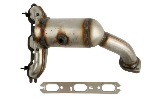 Catalytic Converter with Integrated Exhaust Manifold Cateran 53187