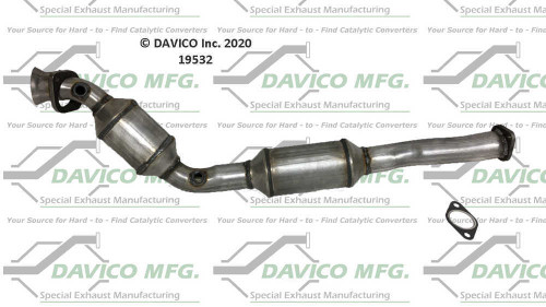 Catalytic Converter-Exact-Fit Davico 19532