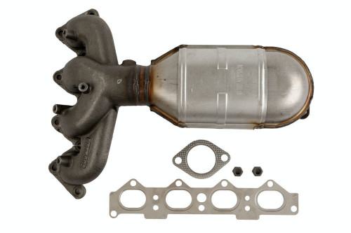 Cateran Exhaust Manifold with Integrated Catalytic Converter Natural Front 53076