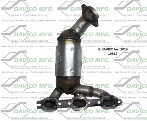 Catalytic Converter-Exact-Fit Davico 19512