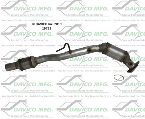 Catalytic Converter-Exact-Fit Davico 19721