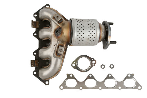 Cateran Exhaust Manifold with Integrated Catalytic Converter 33121Natural Front