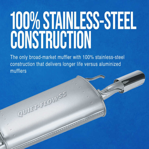 Exhaust Muffler-Quiet-Flow SS Walker 21752 fits 11-19 Ford F-150