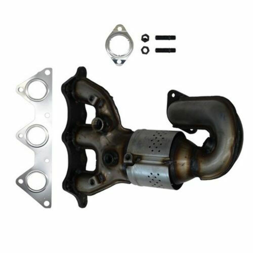 Cateran Exhaust Manifold with Integrated Catalytic Converter-LS 33122 Natural Rt