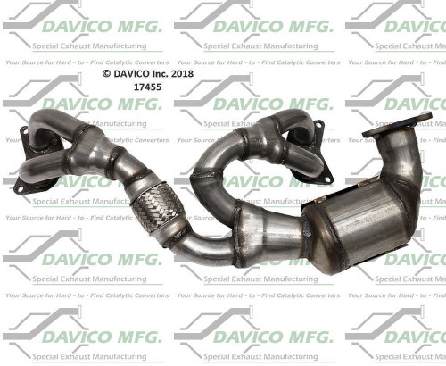 Catalytic Converter-Exact-Fit Davico 17455
