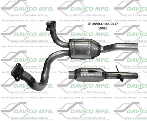 Catalytic Converter-Exact-Fit Davico 19085 fits 1996 Ford Bronco 5.8L-V8