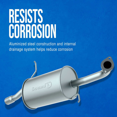 Exhaust Muffler-SoundFX Direct Fit Walker 18957