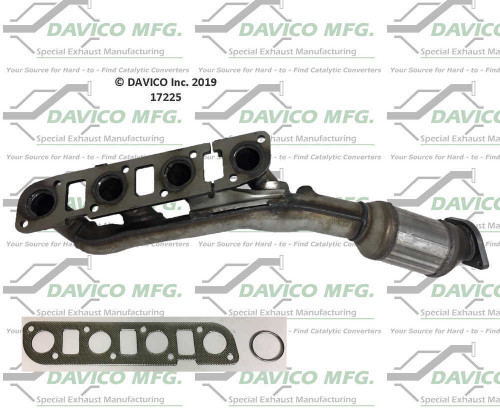 Catalytic Converter-Exact-Fit Davico 17225