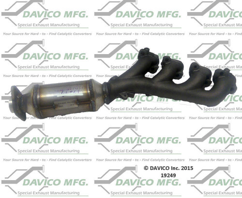 Catalytic Converter-Exact-Fit - Manifold Davico 19249