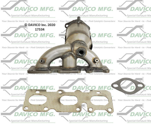 Catalytic Converter-Exact-Fit Davico 17534