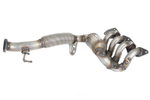 Catalytic Converter with Integrated Exhaust Manifold