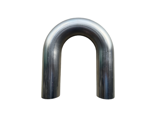 2.5" 180 Degree  Stainless Steel Mandrel Bend Exhaust Elbow - O.D.-O.D.