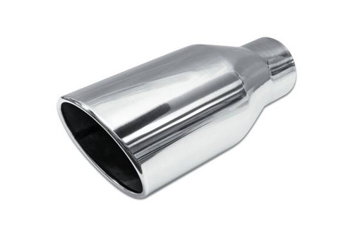 Stainless Steel Diesel Tip Rolled Angle Cut 4" Inlet 7" Outlet 15" Long