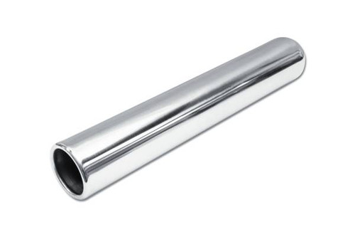 Pencil Cut Stainless Steel Exhaust Tip 2.25" Inlet 3.5" Outlet 18" long