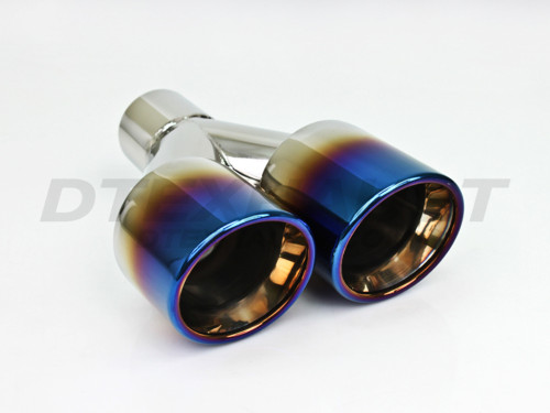 Blue Flame Dual Rolled Angle Double Wall Driver Side 2.25" In 7.25" Out 