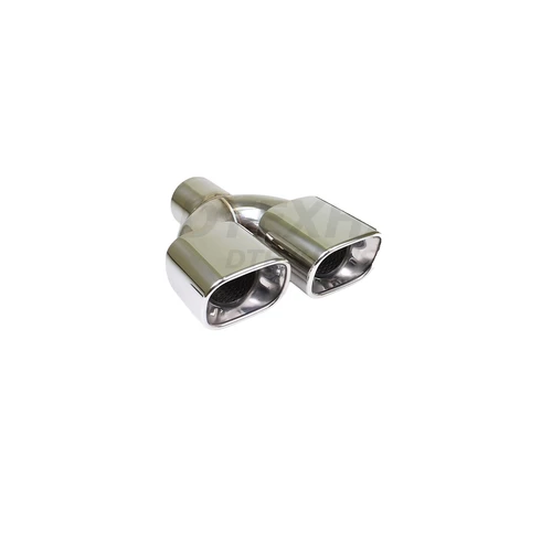 Stainless Steel Parallel Dual Rectangle Resonate Driver 2.5" In 8"x3" Out