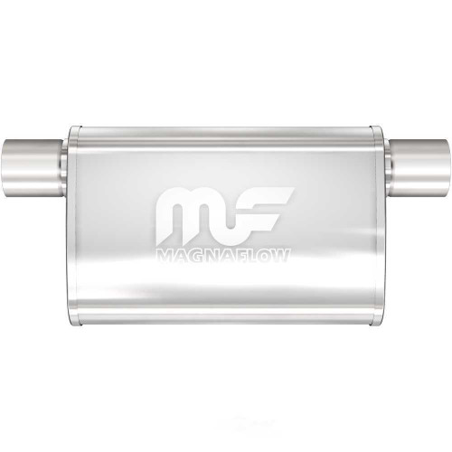 MagnaFlow 4" x 9" Oval Muffler 11376 - 2.5" Offset/Offset Same Side  - 11" Body
