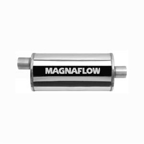 MagnaFlow 5" x 8" Oval Muffler 14256 - 2.5" Offset/Center  - 18" Body