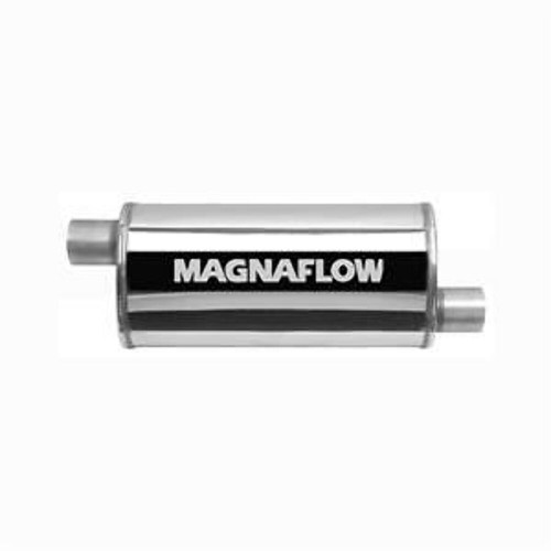 MagnaFlow 5" x 8" Oval Muffler 14263 - 2.5" Offset/Offset  - 18" Body