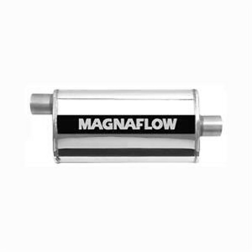MagnaFlow 4" x 9" Oval Muffler 14355 - 2.25" Offset/Center  - 18" Body