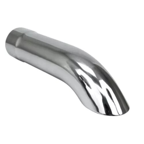 Stainless Steel Diesel Exhaust Tip Turndown - 4" Inlet - 4" Outlet - 18" Long
