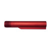 Red Colored Six Position Carbine Buffer Tube