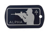 A/T Shooting Sport Dogtage Keychain