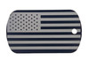 American Flag Dogtag Keychain