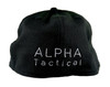 Alpha Tactical Fitted Black New Era Diamond Stretch Hat